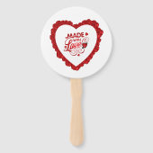 Einfach gemacht mit Liebe Angebot Valentine | Hand Fächer (Rückseite)