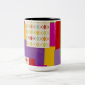 Einfach Gemustert Zweifarbige Tasse (Mittel)