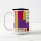 Einfach Gemustert Zweifarbige Tasse (Links)
