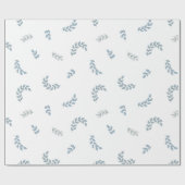 Einfach gemütlicher Boho Verlasse weißer Hintergru Geschenkpapier (Flach)