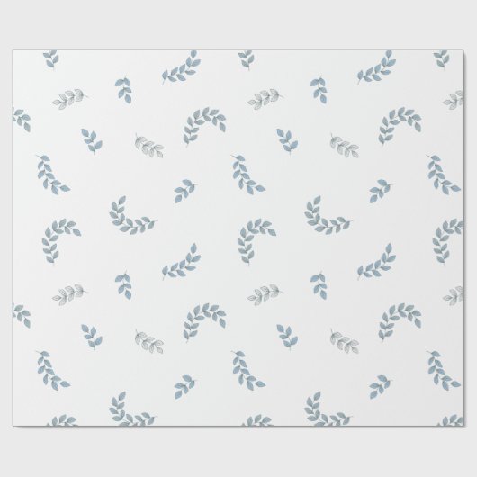 Einfach gemütlicher Boho Verlasse weißer Hintergru Geschenkpapier (Flach)