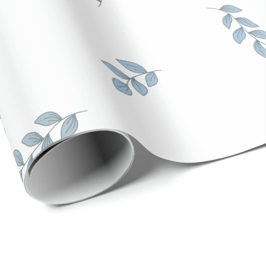 Einfach gemütlicher Boho Verlasse weißer Hintergru Geschenkpapier (Rolleneckpunkt)