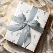 Einfach gemütlicher Boho Verlasse weißer Hintergru Geschenkpapier