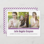 Einfach Genius 3 Foto Abschluss Postkarte (Vorne/Hinten)