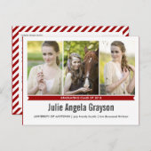 Einfach Genius 4 Foto Abschluss Postkarte (Vorne/Hinten)