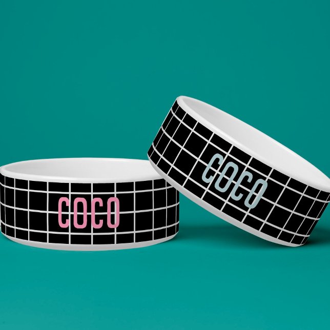 Einfach geometrisch, modern, einfarbig blau napf (Von Creator hochgeladen)