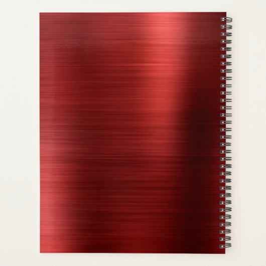 Einfach gepinseltes Metallisches Ruby Red Classic Planer (Rückseite)