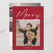 einfach gerahmt | Foto-Collage | Frohe Weihnachten (Vorne/Hinten)