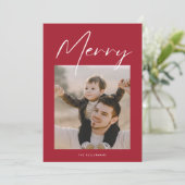 einfach gerahmt | Foto-Collage | Frohe Weihnachten (Stehend Vorderseite)