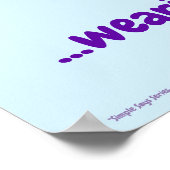 "Einfach gesagt" #5 lustig, Humor, Zitat Poster (Ecke)