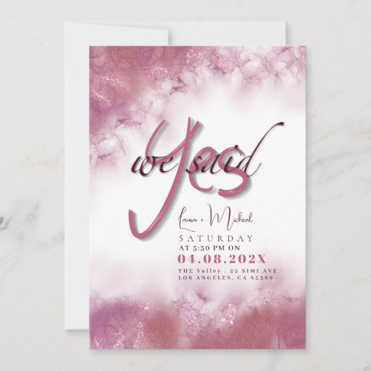 Einfach gesagt haben wir ja Individuelle Namen und Einladung (Vorderseite)