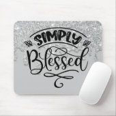 Einfach gesegnet mousepad (Mit Mouse)