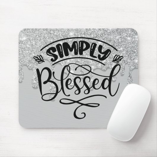 Einfach gesegnet mousepad (Mit Mouse)