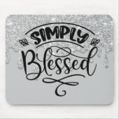 Einfach gesegnet mousepad (Vorne)