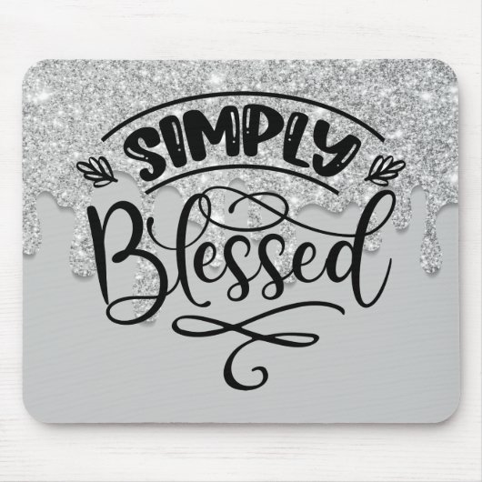 Einfach gesegnet mousepad (Vorne)