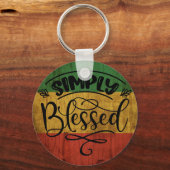 Einfach gesegnet schlüsselanhänger (Vorderseite)