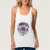 Einfach gesegnet tank top (Vorderseite)