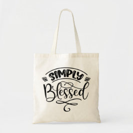 Einfach gesegnet tragetasche