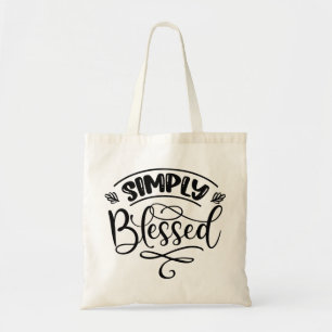 Einfach gesegnet tragetasche