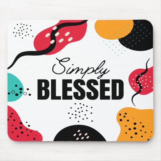 Einfach gesegnete Maus-Pad Mousepad (Vorne)