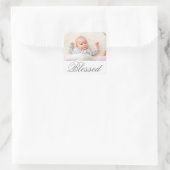 Einfach gesegnetes Foto - Quadrat-Aufkleber Quadratischer Aufkleber (Tasche)