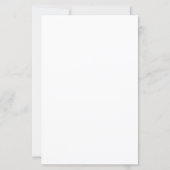 Einfach gestaltetes Monogramm-Papier (Rückseite)