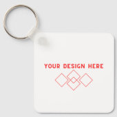 EINFACH GESTOCHEN | QR Code Business Card NO PAPIE Schlüsselanhänger (Vorderseite)