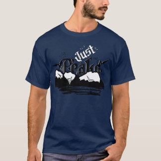 Einfach Gipfel Berg Graffiti Street Art lustig T-Shirt