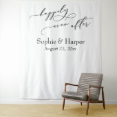 Einfach glücklich immer nach dem Foto Hintergrund Wandteppich (Beispiel)