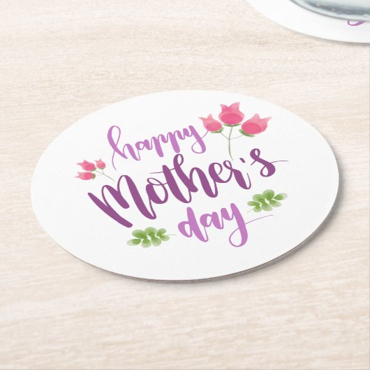 Einfach glücklicher Muttertag| Untersetzer (Angewinkelt)