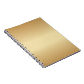 Einfach Gold Notizblock (Rechte Seite)