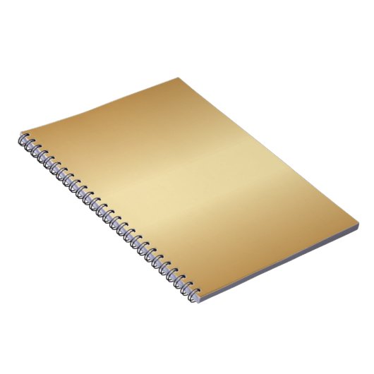 Einfach Gold Notizblock (Rechte Seite)