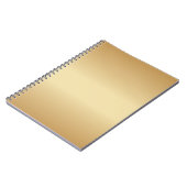 Einfach Gold Notizblock (Linke Seite)