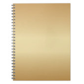 Einfach Gold Notizblock (Vorderseite)