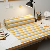 Einfach Gold zu Silber Streifen Geschenkpapier