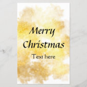 Einfach golden fügen Sie Ihren Text fröhlichen Wei Flyer (Vorne)