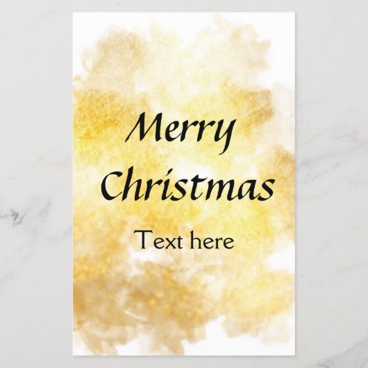 Einfach golden fügen Sie Ihren Text fröhlichen Wei Flyer (Hinten)