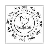 Einfach Got Hühnereier-Karton Datum Briefmarke Gummistempel (Prägung)