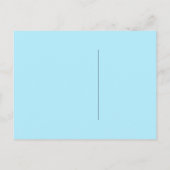 Einfach Grün/Aqua ・ Einladung zum Geburtstag (Rückseite)