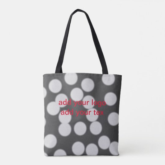 Einfach grün funkelnder Glitzer mit Ihrer Logo-Num Tasche (Rückseite)
