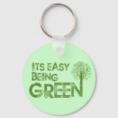Einfach grün schlüsselanhänger (Vorderseite)