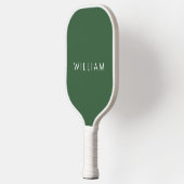 Einfach Grüne Moderne Personalisierte Pickleball Schläger (Links)