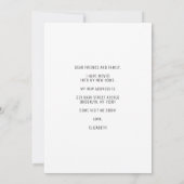 Einfach habe ich das Adressenwechsel-Foto verschob Ankündigung (Rückseite)