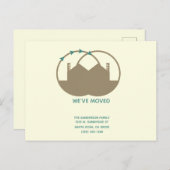 Einfach haben wir das Arrow-Geschäft verschoben Ankündigungspostkarte (Vorne/Hinten)