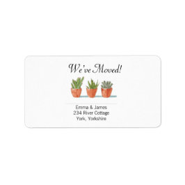 Einfach haben wir das neue Zuhause-Adressetikett v Adressaufkleber