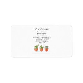 Einfach haben wir das Rücksendeadresse-Label versc Adressaufkleber