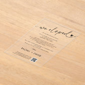 Einfach haben wir den QR-Code für die Ankündigung (Ablage )