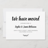 Einfach haben wir die Ankündigung, neue Zuhause-Mo Einladung (Vorderseite)