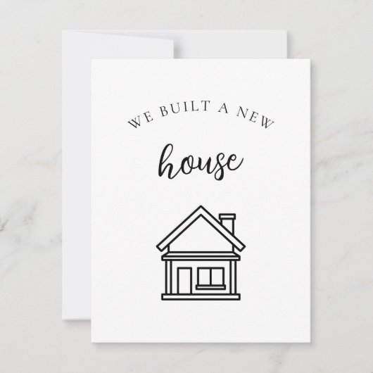 Einfach haben wir ein neues Haus gebaut, das wir a (Vorderseite)