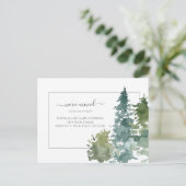 Einfach haben wir neue Zuhause Script Pine Tree ve Postkarte (Stehend Vorderseite)